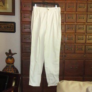 DOCKERS White Cotton Pants Size 12